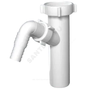 Патрубок для сифона 1 1/2"x40 с отводом (штуцером) АНИ Пласт M140