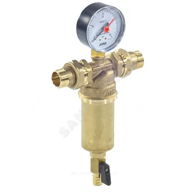 Фильтр сетчатый T-образный латунь Ду 20 Ру25 G3/4" НР 751 Icma 83751AE05