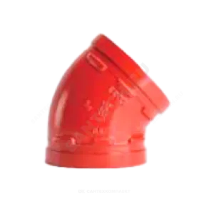 Отвод (колено) под муфту 45гр грувлок XGQT011 Ду65 (Дн76) LEDE