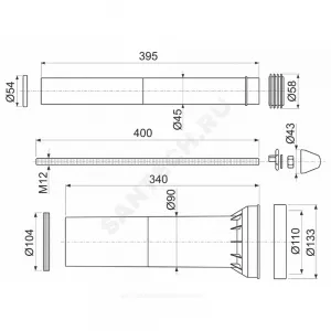 Комплект присоединительный