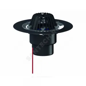 Воронка кровельная HL62.1 с вертикальным выпуском PP Дн 125 с листвоуловителем, электрообогревом, теплоизоляцией, обжимным фланцем HL HL62.1/2 Воронка кровельная HL62.1 с вертикальным выпуском PP Дн 125 с листвоуловителем, электрообогревом, теплоизоляцией, обжимным фланцем HL HL62.1/2