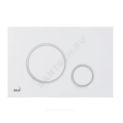Кнопка для инсталляции белый/хром глянец Alca Plast M776