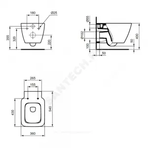 Унитаз подвесной Унитаз подвесной