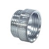 Удлинитель латунь хром Ду 15 (1/2") L=25мм ВР/НР