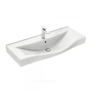 Умывальник мебельный Беверли 100 1 отверстие под смеситель по центру Santek 1.WH30.2.502