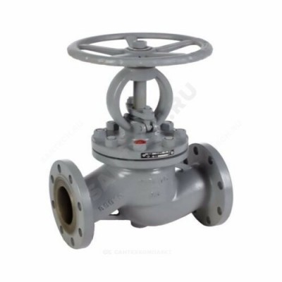 Клапан запорный сталь 15с22нж Ду 80 Ру40 Тмакс=425 оС фл Китай .