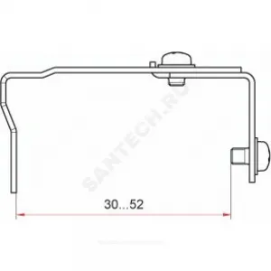 Указатель рабочего давления сталь нерж для манометра с диаметром корпуса 100,150,250 Росма 00000034070
