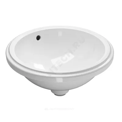 Умывальник мебельный VariForm 39 без отверстия п/смес белый Geberit 500.744.01.2