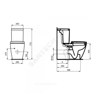 Чаша унитаза Чаша унитаза