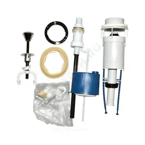 Арматура для бачка сливная/наливная 1/2" нижнее подключение шток хром 1/реж универсал Уклад А 110.57.14.3 Арматура для бачка сливная/наливная 1/2" нижнее подключение шток хром 1/реж универсал Уклад А 110.57.14.3