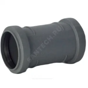 Муфта PP-H ремонтная серая Дн 50 б/нап в/к САЗ