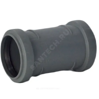 Муфта PP-H ремонтная серая Дн 50 б/нап в/к САЗ