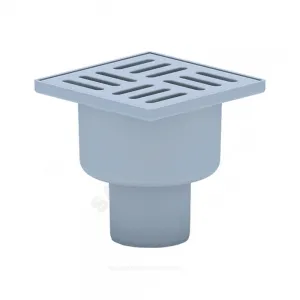 Трап нерегулируемый с гидрозатвором Дн 50 с пластиковой решёткой 100х100мм вертикальный выпуск АНИ Пласт TA5204