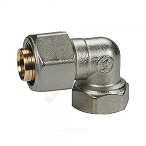 Угольник МП латунь обжим Дн 26х3/4"х90гр ВР R563AM Giacomini R563MX062