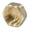 Заглушка латунь Ду 20 (3/4") ВР VALFEX VF.590.L.034