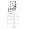 Отвод сталь бесшовный крутоизогнутый 90гр Дн 159х6,0 (Ду 150) под приварку ГОСТ 17375-2001