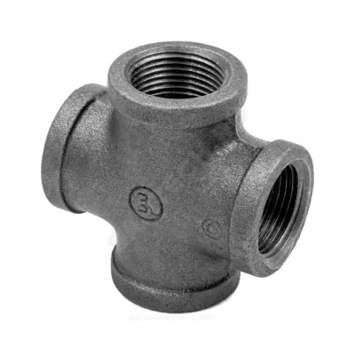 Крест прямой чугун Ду 50 (2") ВР/ВР Fittex PLUS