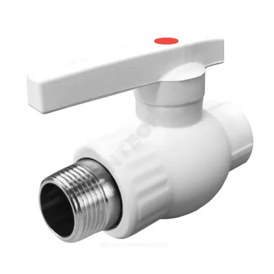 Кран PP-R шаровой белый НР Дн 20х1/2" VALFEX 10144220