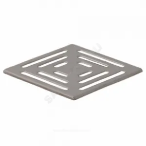 Решетка для трапов нержавеющая сталь 138х138мм HL HL0317.1E