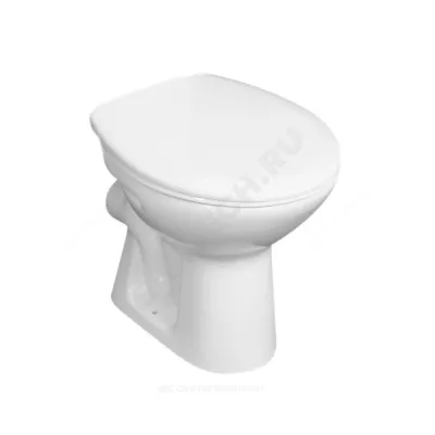 Унитаз без бачка Zeta белый горизонт/выпуск без сиденья Jika 8.2239.6.000.000.1