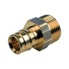 Муфта для PE-X латунь Дн 16х1/2" НР Q&E Uponor 1023003 (1033435)