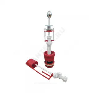 Арматура для бачка сливная/наливная нижнее подключение шток хром 1/реж универсал РБМ АС-6.1M