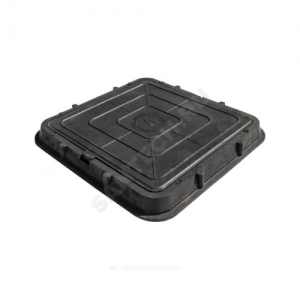 Люк полимер (легкий) 685х685мм черный квадратный h=60мм 30кН Ростполимерпром Люк полимер (легкий) 685х685мм черный квадратный h=60мм 30кН Ростполимерпром