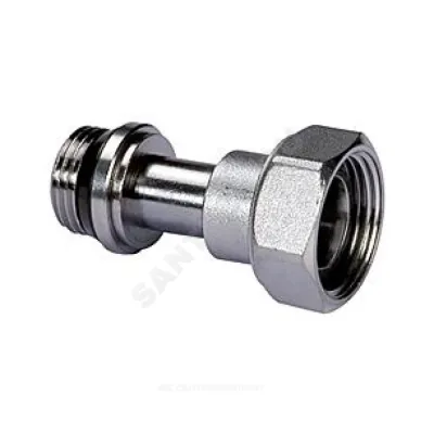 Отвод телескопический R173TG 3/8" НР/нак. гайка штуцер с герметичной прокладкой Giacomini R173X032