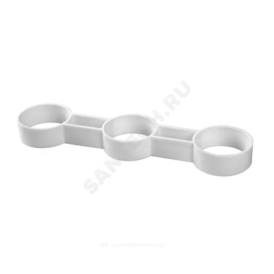 Хомут для гофрированного сифона D=40мм 3-ходовой Орио А-4031