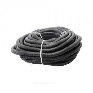 Шланг гофрированный ПЭ для PE-X Дн 32 для трубы Дн 20 черный бухта 50м Санпласт