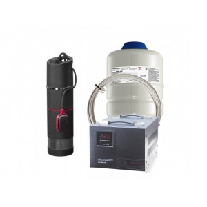 Комплект: Насос погружной Grundfos SBA 3-45 A + бак + трос + стабилизатор