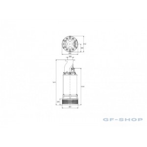 Насос дренажный Grundfos DWK.E.10.200.370.5.1D