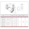 Фильтр сетчатый Y-образный латунь Ду 20 Ру30 G3/4" ВР R74A Giacomini R74AY104