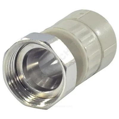 Муфта PP-R комбинированная серая с накидной гайкой Дн 25х1/2" VALFEX 10139225Г