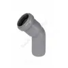 Отвод PP-H серая HT HTB Дн 90х45гр б/нап в/к Ostendorf 114120