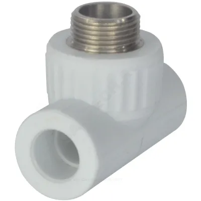 Тройник PP-R комбинированный белый НР Дн 32х1" VALFEX 10128032