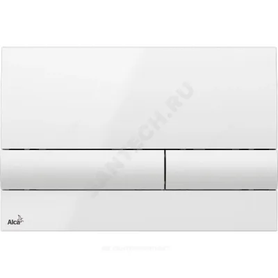 Кнопка для инсталляции белая Alca Plast M1710