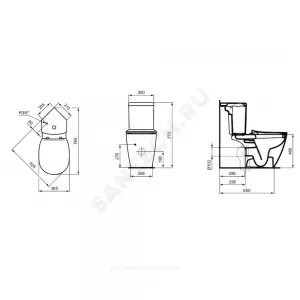 Чаша унитаза Чаша унитаза