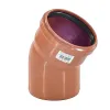 Отвод НПВХ с раструбом коричневый Дн 315х30гр б/нап в/к KGB Ostendorf 225210 Отвод НПВХ с раструбом коричневый Дн 315х30гр б/нап в/к KGB Ostendorf 225210