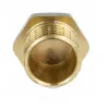 Заглушка латунь никель Ду 25 (1") НР 9017 ГОСТ 32585-2013 Aquasfera 9017-03