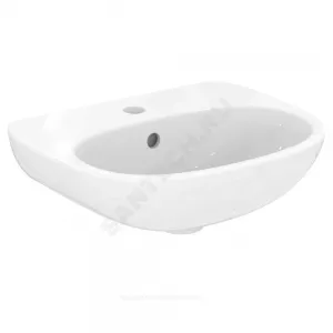 Умывальник подвесной TESI 55 1 отверстие под смеситель по центру белый Ideal Standard T352301 Умывальник подвесной TESI 55 1 отверстие под смеситель по центру белый Ideal Standard T352301