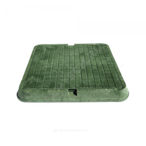 Люк полимер (легкий) 685х685мм зелёный квадратный h=60мм 30кН Ростполимерпром Люк полимер (легкий) 685х685мм зелёный квадратный h=60мм 30кН Ростполимерпром