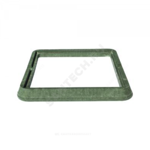 Люк полимер (легкий) 685х685мм зелёный квадратный h=60мм 30кН Ростполимерпром Люк полимер (легкий) 685х685мм зелёный квадратный h=60мм 30кН Ростполимерпром