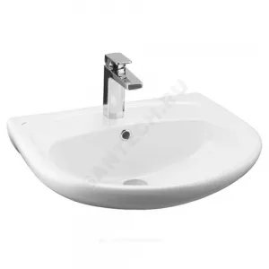 Умывальник подвесной Анимо 60 1 отверстие под смеситель по центру белый Santek 1.WH11.0.508 Умывальник подвесной Анимо 60 1 отверстие под смеситель по центру белый Santek 1.WH11.0.508