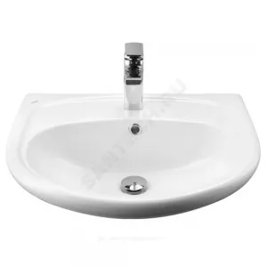 Умывальник подвесной Анимо 60 1 отверстие под смеситель по центру белый Santek 1.WH11.0.508 Умывальник подвесной Анимо 60 1 отверстие под смеситель по центру белый Santek 1.WH11.0.508