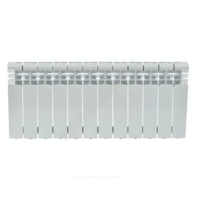 Радиатор алюминиевый Alpha 350 12 секций RAL 9016 (белый) Ogint