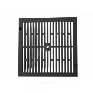 Решетка пластиковая для дождеприемника 300х300мм черная квадратная h=38мм 15кН SteeStart СТИЛОТ Р3030В