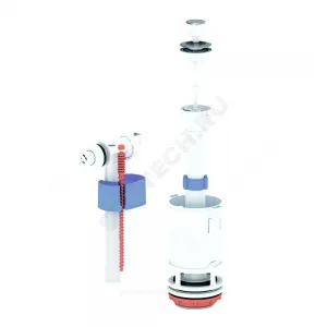 Арматура для бачка сливная/наливная Эконом 1/2" боковое подключение шток хром 1/реж АНИ Пласт WC4050M