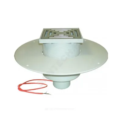 Воронка кровельная HL62.1BP с вертикальным выпуском ПВХ Дн 110 с трапом, электрообогревом, теплоизоляцией HL HL62.1BP/1