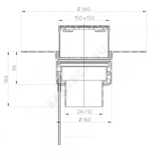 Воронка кровельная HL62.1BP с вертикальным выпуском ПВХ Дн 110 с трапом, электрообогревом, теплоизоляцией HL HL62.1BP/1 Воронка кровельная HL62.1BP с вертикальным выпуском ПВХ Дн 110 с трапом, электрообогревом, теплоизоляцией HL HL62.1BP/1